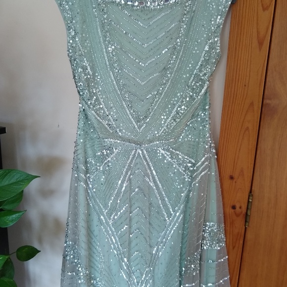 New never worn Aidan Mattox cocktail dress - mint green